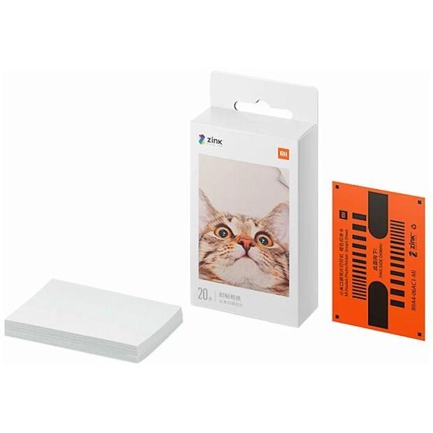 Фотобумага для фотопринтера Xiaomi Mi Portable Photo Printer Paper (20 листов)