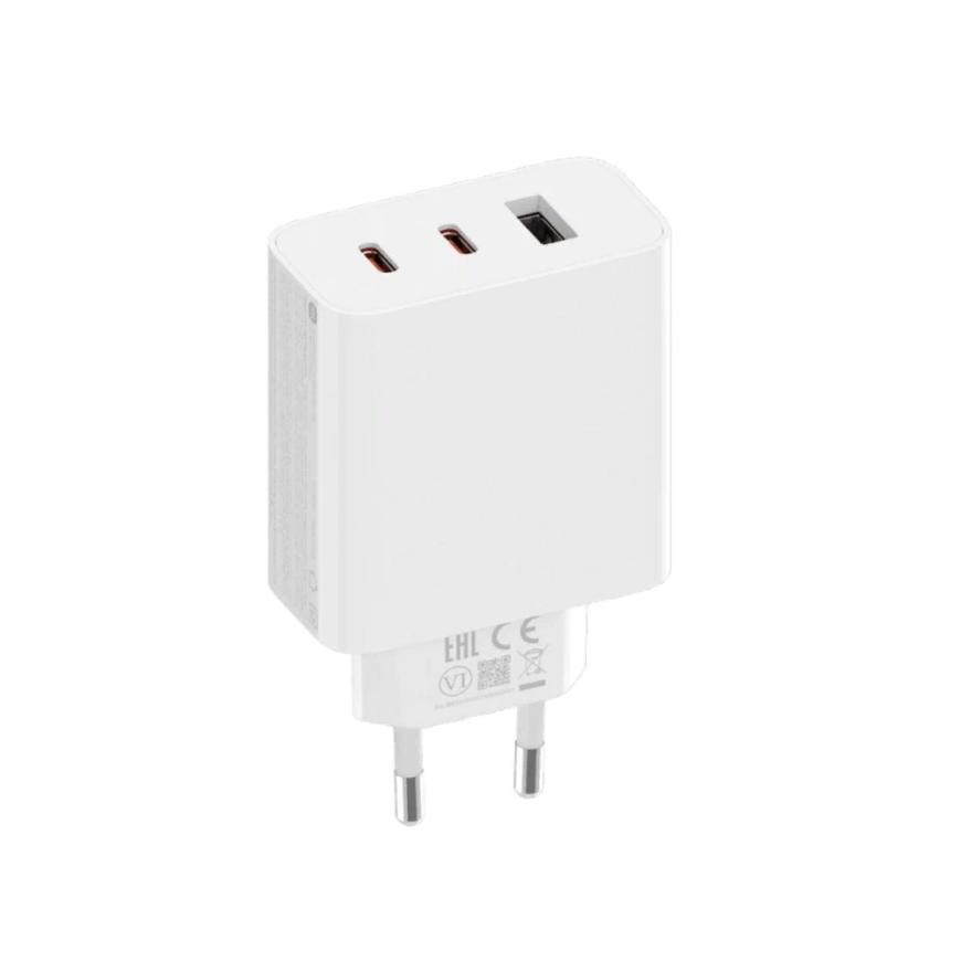 Сетевое зарядное устройство Xiaomi Charger 2C1A мощностью 67 Вт (2 USB-C, USB-A) (GaN) и кабель USB-C (1,5 м)