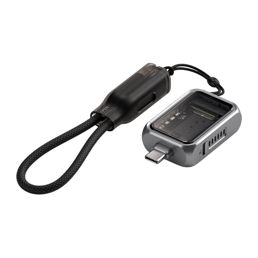 Корпус-брелок для SSD с активным охлаждением Satechi Mini NVMe SSD Enclosure (USB-C)
