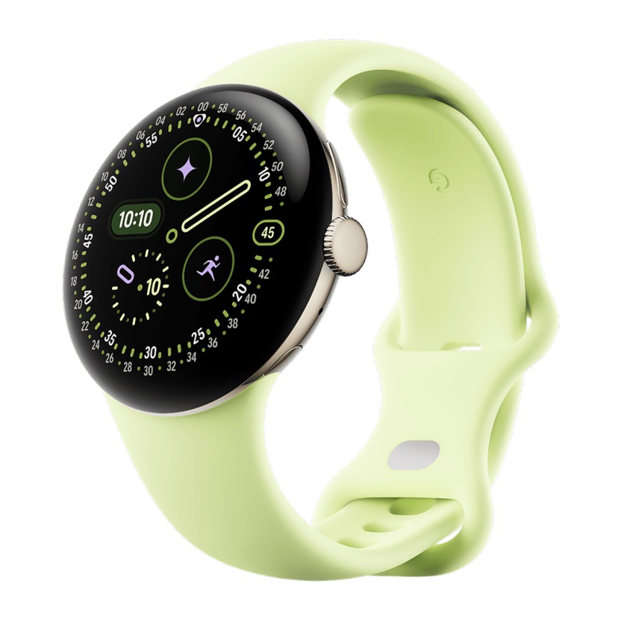Умные часы Google Pixel Watch 4, 41 мм, Wi-Fi, ремешок цвета «лемонграсс»