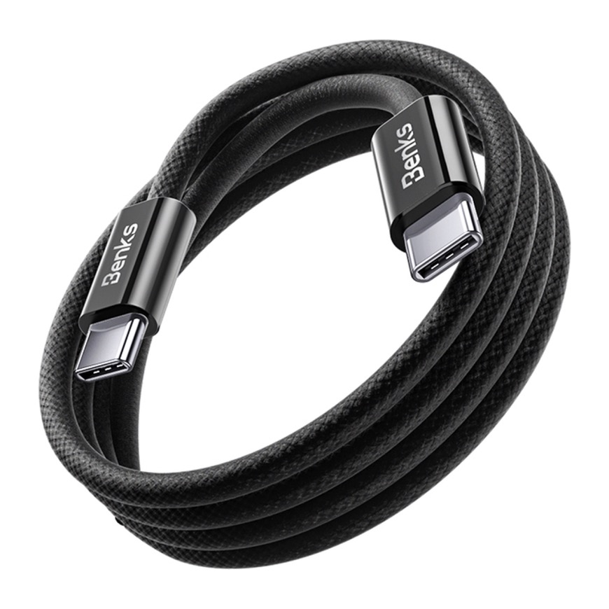 Кабель с оплёткой Benks PowerWeave D46 USB-C (USB 2.0) (1 м)